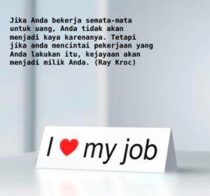 Mencintai Pekerjaan