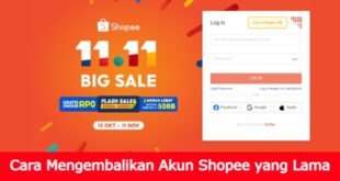 Cover Akses Info Cara Mengembalikan Akun Shopee yang Lama