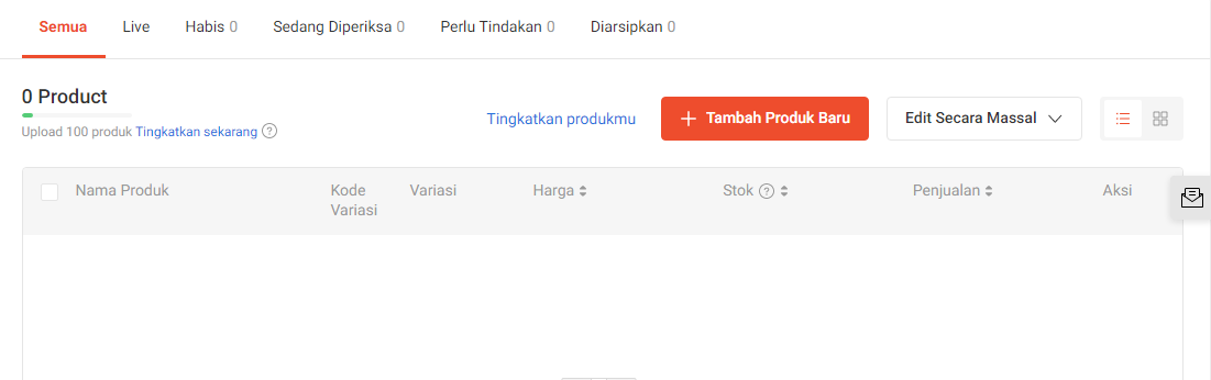 Fitur Upload Prodak Shopee Toko yang Menerima Dropship di Shopee