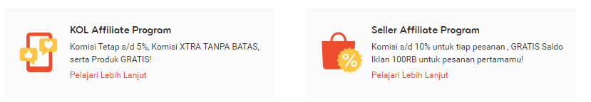 Pembagian Komisi Shopee Affiliate