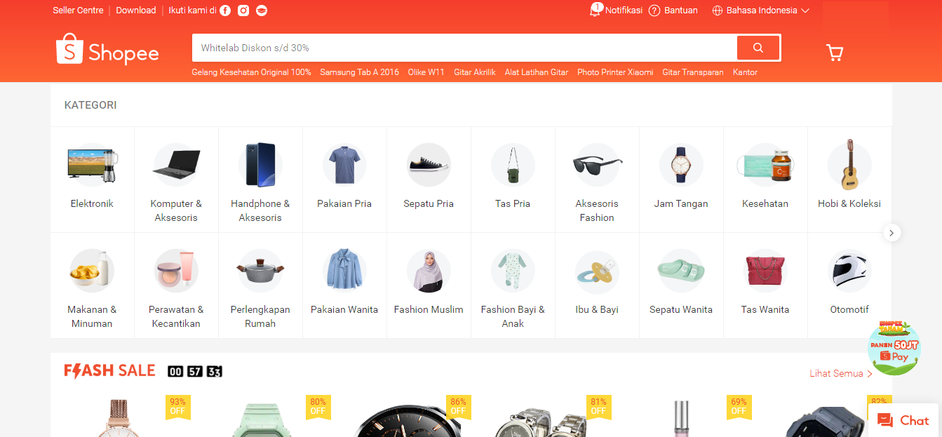 Rekomendasi nice produk Shopee