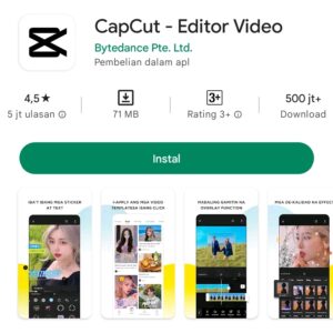 Aplikasi CapCut
