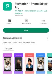 Aplikasi PicMotion
