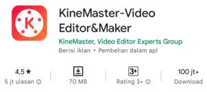 KineMaster Google Play Store