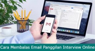 Cover Akses Info Cara Membalas Email Panggilan Interview Online