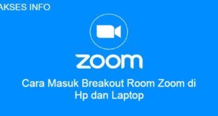 Cover Akses Info Cara Masuk Breakout Room Zoom di HP